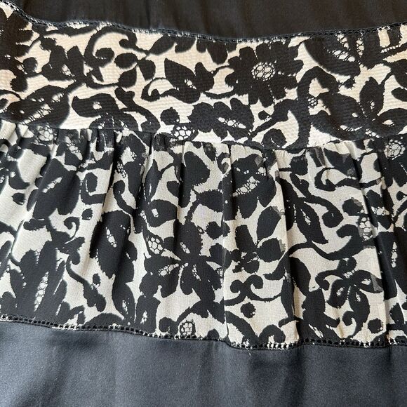 DVF Diane von Furstenberg Abby Silk Dress 6 Small | Floral Tiered Cocktail Party - Picture 7 of 8